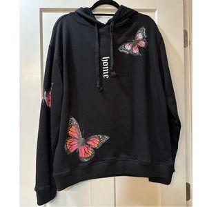 Shero Butterfly Hoodie Black size medium